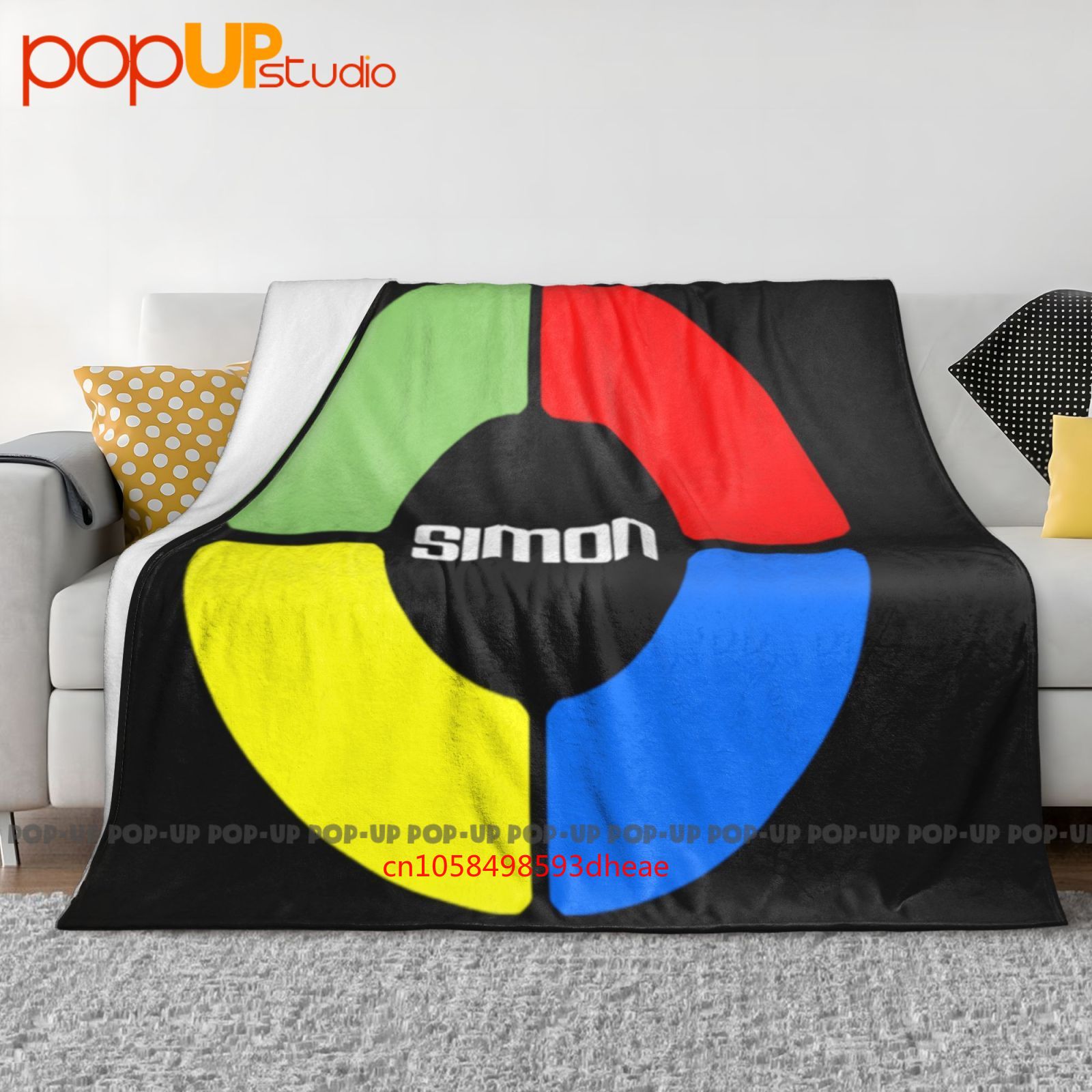 Board Game Quilt - Simon Heather Game Board Cobertor ultramacio