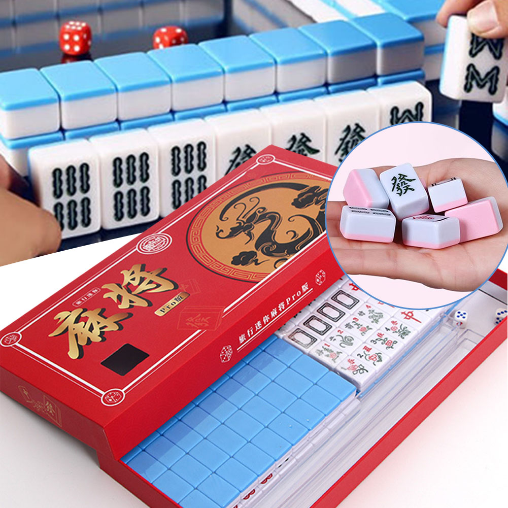 Board Game Pdf - Mini mahjong de viagem portátil conjunto