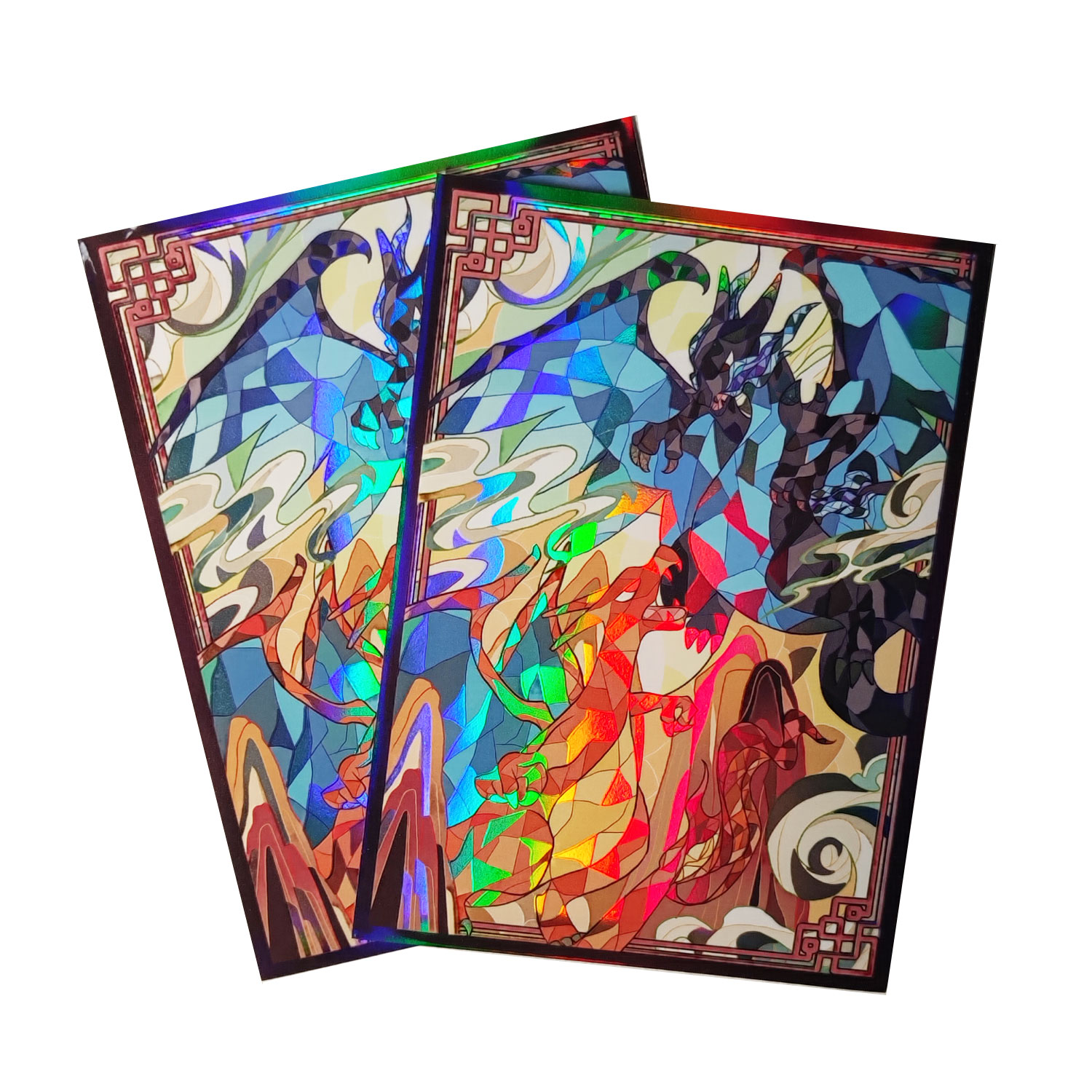 Board Game Illustration - Mangas de cartão holo 60ct 66x91mm,