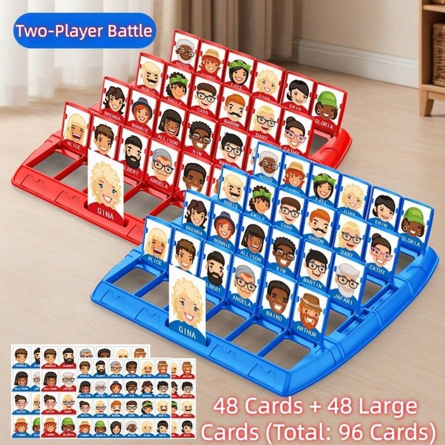 Board Game Who Is It - Adivinhe quem sou eu? Jogo de