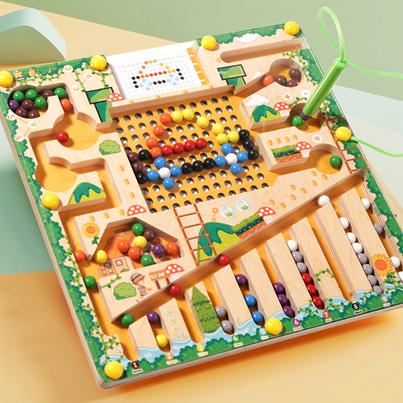 Board Game Education - Jogos de classificação magnética montessori quebra-cabeça