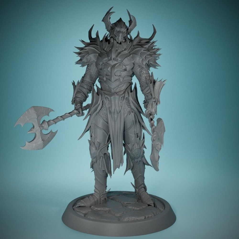 Board Game Print - Sem asas demônio cavaleiro 3d impresso