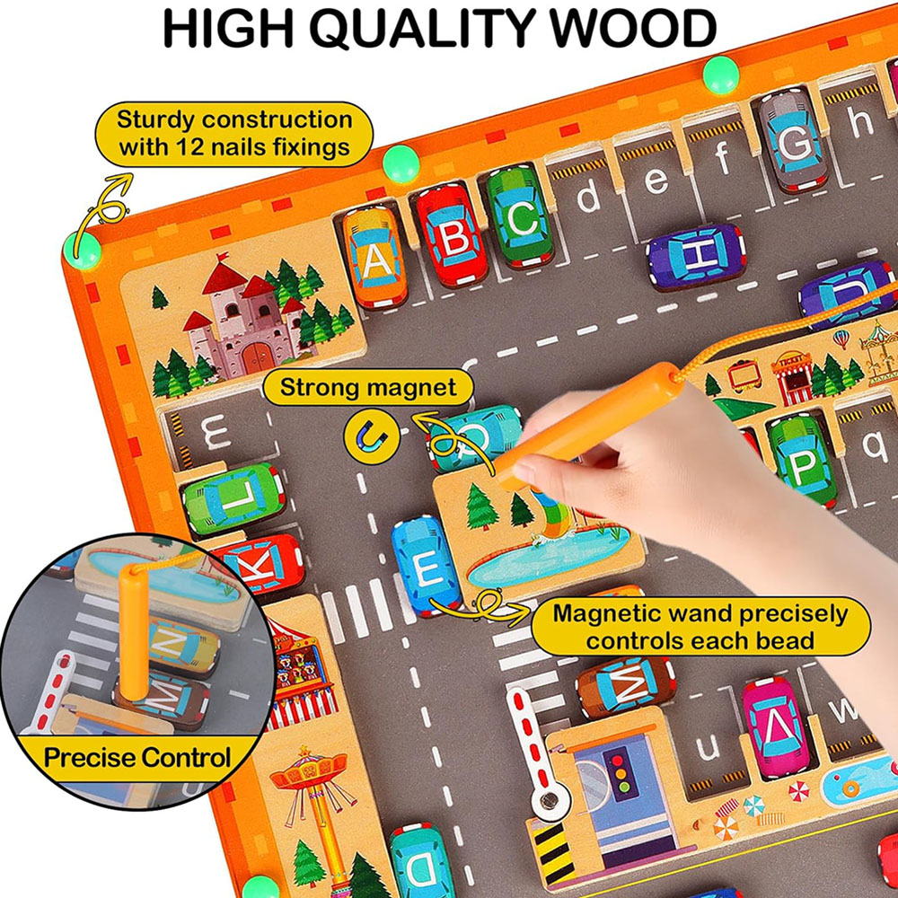 Labirinto magnético de cor e n - Board Game For 2 People avaliação e preço
