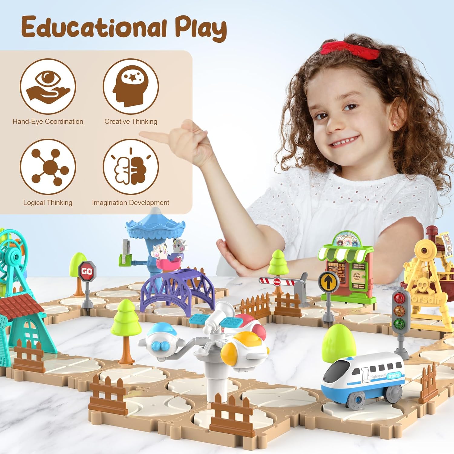 Conjunto de Pista de Quebra-Ca - Board Game Education avaliação e preço