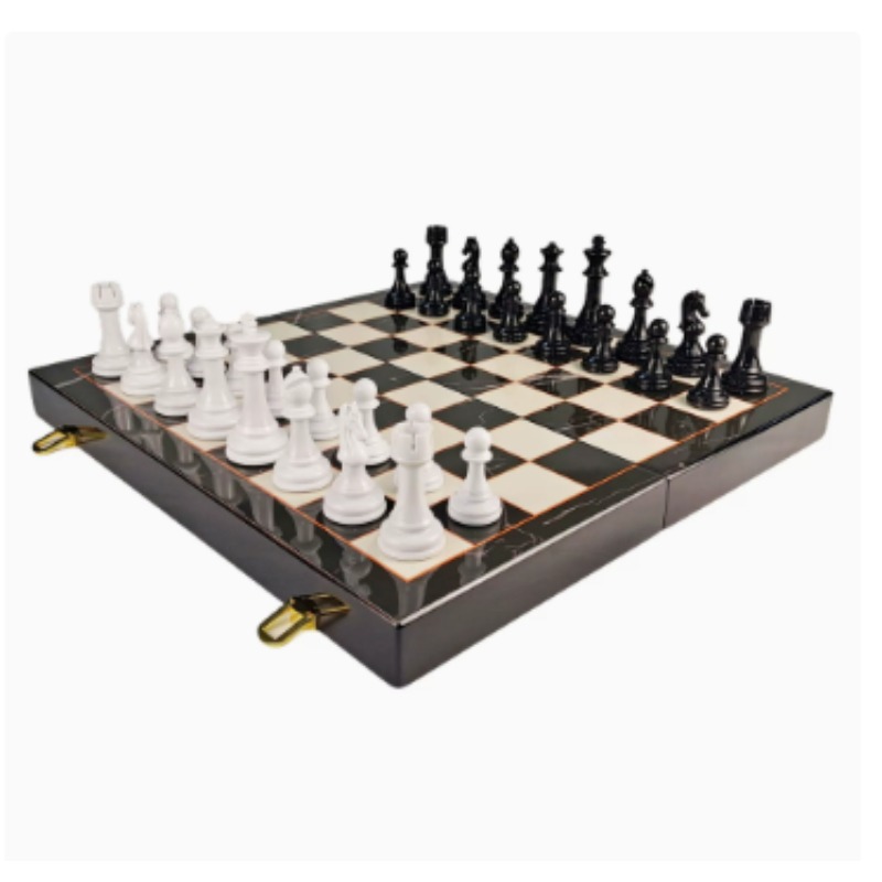 Conjunto de Xadrez de Madeira  - Board Game Education avaliação e preço