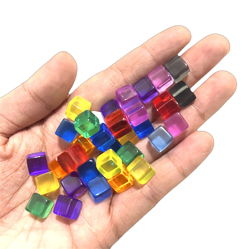 100 pçs/set 8mm cubo claro dad - Board Game Illustration avaliação e preço