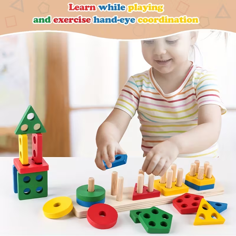 Montessori jogos de madeira br - Board Game For 2 People avaliação e preço