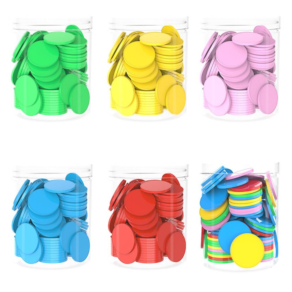 100 peças de fichas plásticas  - Board Game Illustration avaliação e preço