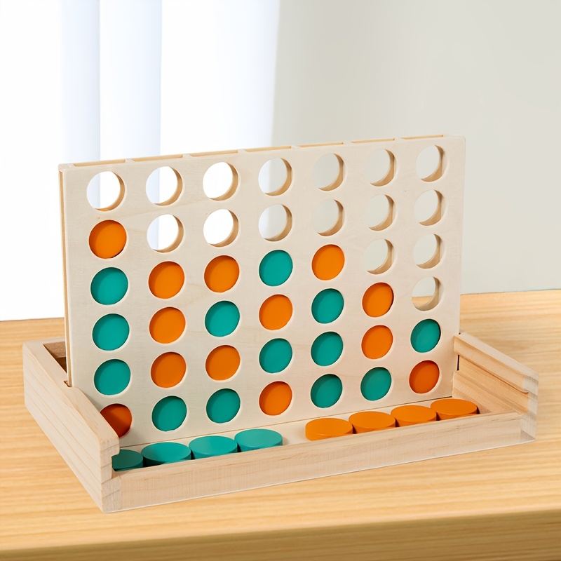 Jogo de tabuleiro de madeira 4 - Board Game For 2 People avaliação e preço