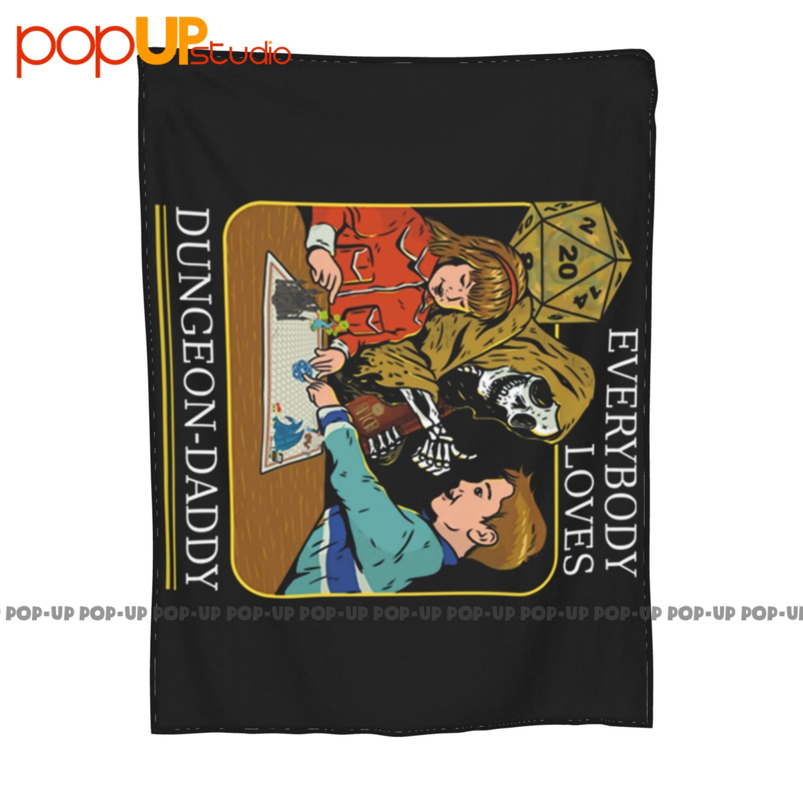 Rpg d20 dados dungeon papai fa - Board Game Quilt avaliação e preço