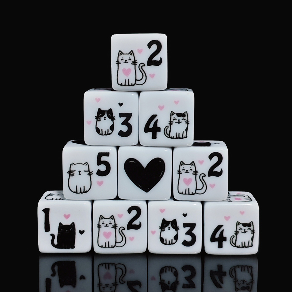 Conjunto de 12 Peças de Dados  - Board Game Illustration avaliação e preço