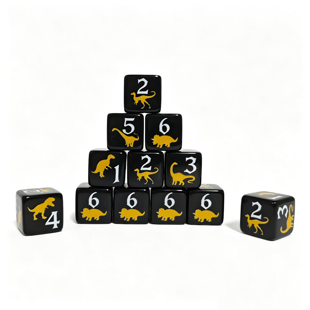 12 Peças de Dados de Acrílico  - Board Game Print avaliação e preço