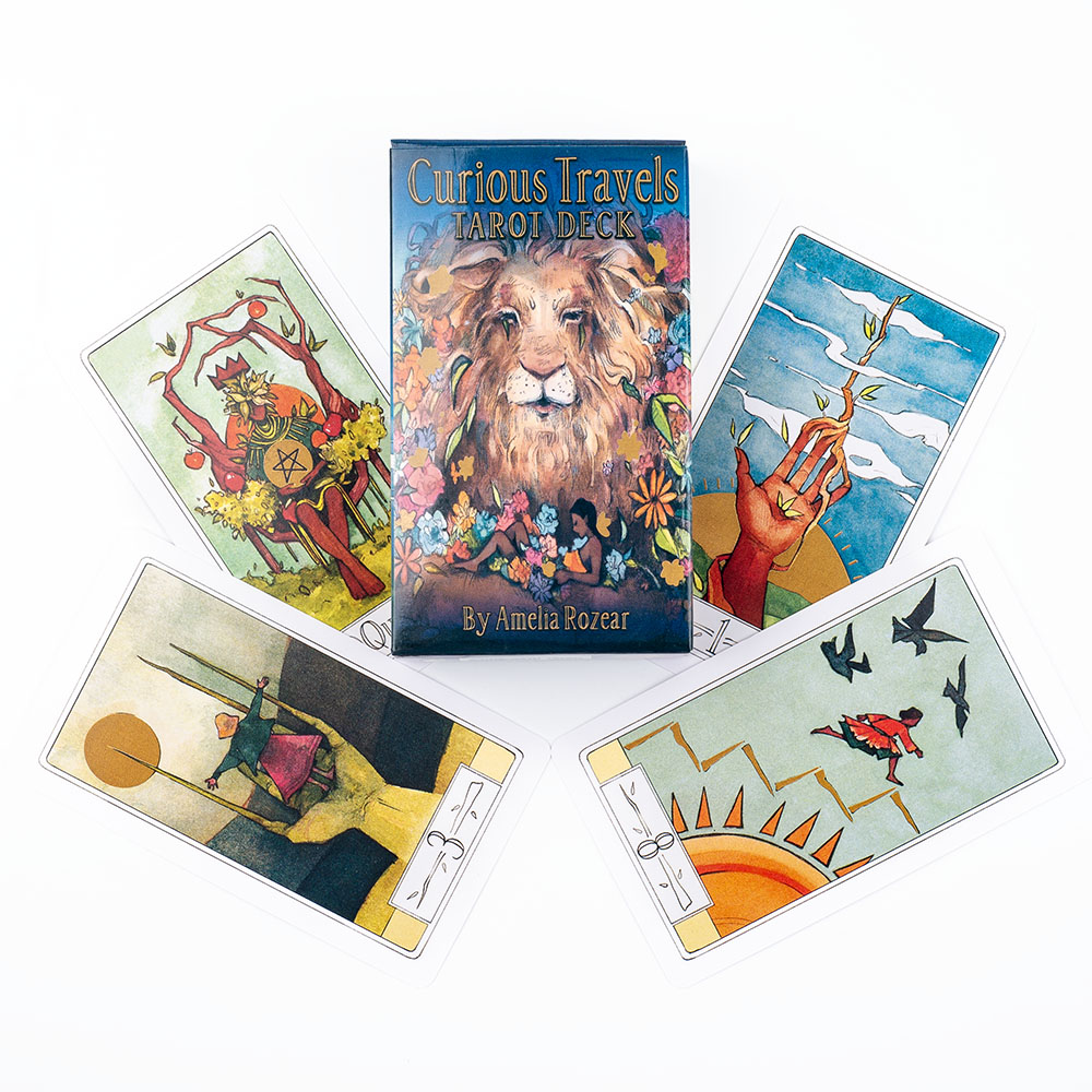 Curioso viagens tarô 10.3*6cm  - Board Game Illustration avaliação e preço